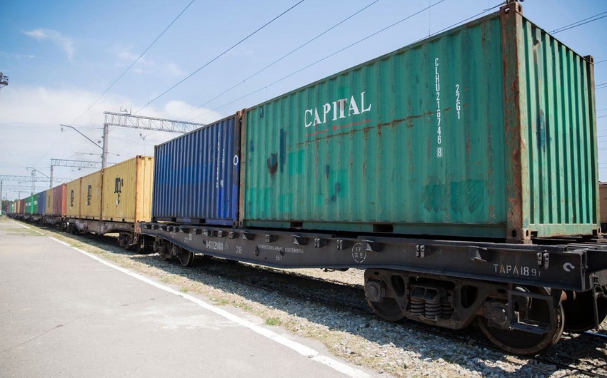 Gürcüstan dəmir yolları ilə konteyner daşımaları 34% artıb