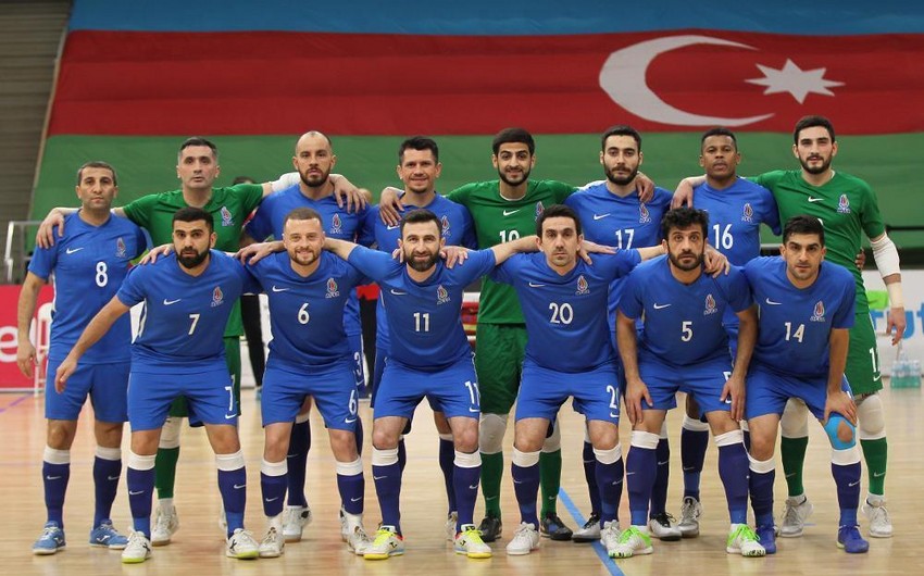 Azərbaycan futzal yığmasının Qazaxıstanla oyunlar üçün heyəti açıqlanıb