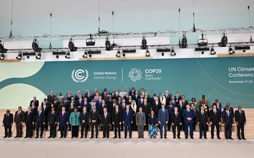 Bakıda COP29-un Liderlər Sammitinin iştirakçılarının qarşılanma mərasimi keçirilib - YENİLƏNİB