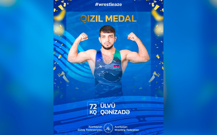 Azərbaycanın üç yunan-Roma güləşçisi dünya çempionatında qızıl medal qazanıb - YENİLƏNİB-2