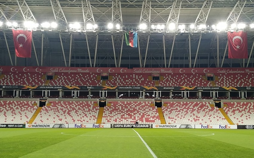 Sivasspor Qarabağla matçdan öncə Azərbaycana dəstək oldu