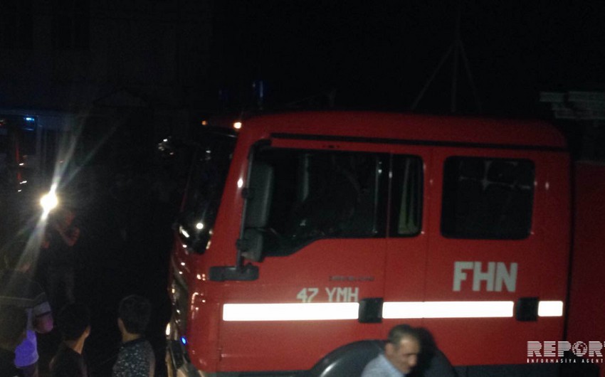 В Баку произошел пожар на Сабунчинском рынке - ФОТО - ВИДЕО