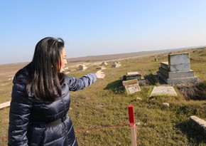 Омбудсмен провела оценочную миссию на разрушенных кладбищах в Физули и Зангилане