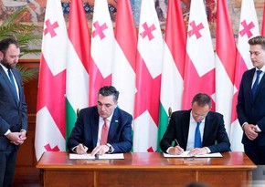 Gürcüstan və Macarıstan investisiyaların qarşılıqlı qorunması haqqında saziş imzalayıblar 