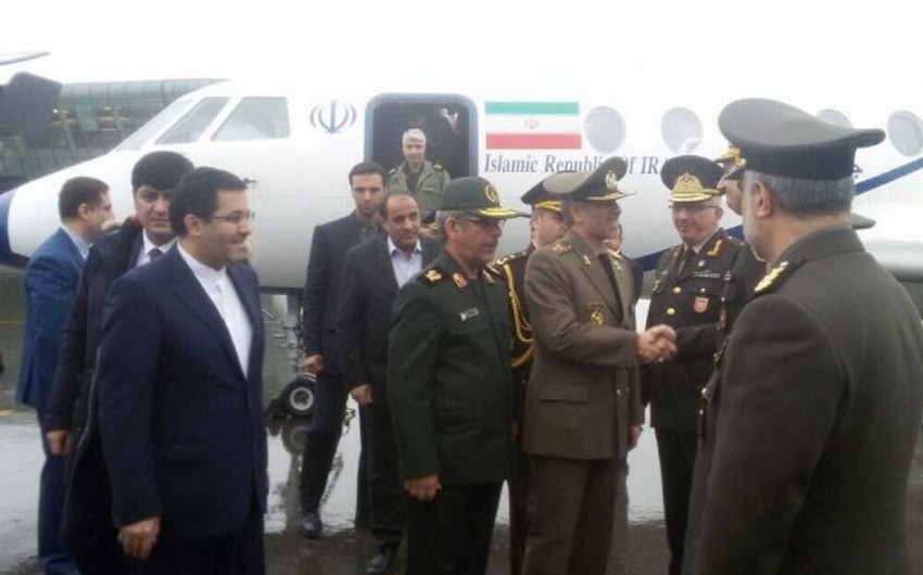 Iranian defense minister arrives in Azerbaijan