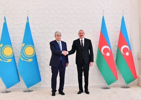 Kazakhstan's Tokayev congratulates President Aliyev on New Azerbaijan Party's victory in Milli Majlis elections