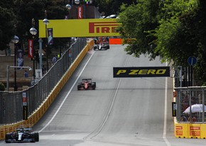 Formula 1 teams arrive in Baku
