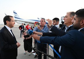 İsrail Prezidenti Azərbaycana səfərə yola düşüb 