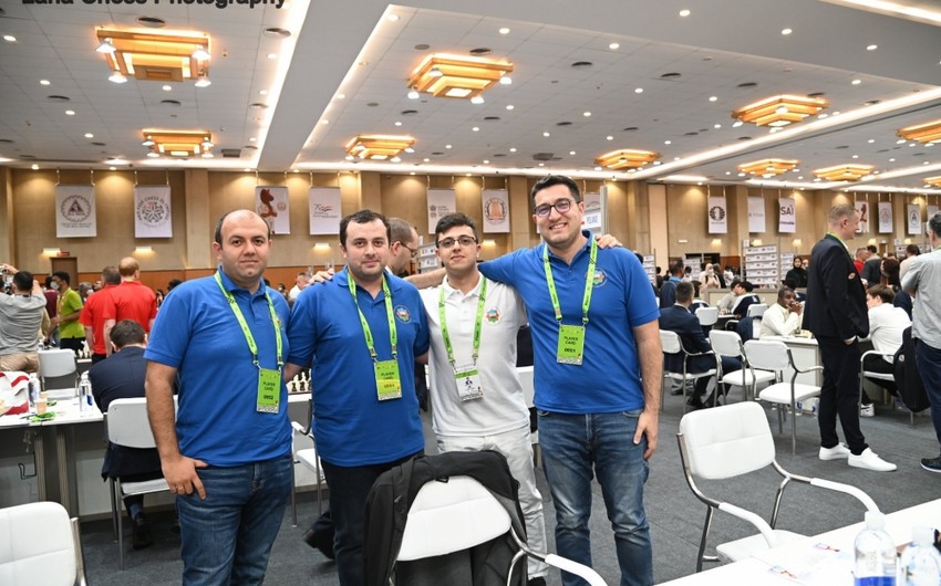 Шахматная олимпиада: Мужская сборная Азербайджана обыграла Казахстан