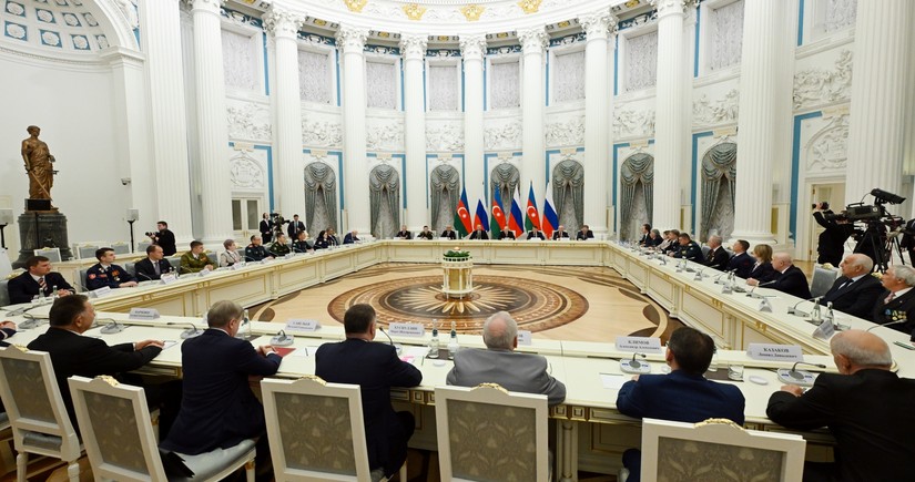 Joint meeting held between Azerbaijani, Russian Presidents with railway veterans and workers over 50th anniversary of Baikal-Amur Mainline 