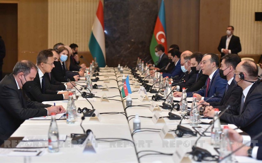 В Баку проходит заседание совместной азербайджано-венгерской комиссии