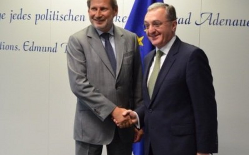 Комиссар ЕС и глава МИД Армении обсудили нагорно-карабахское урегулирование