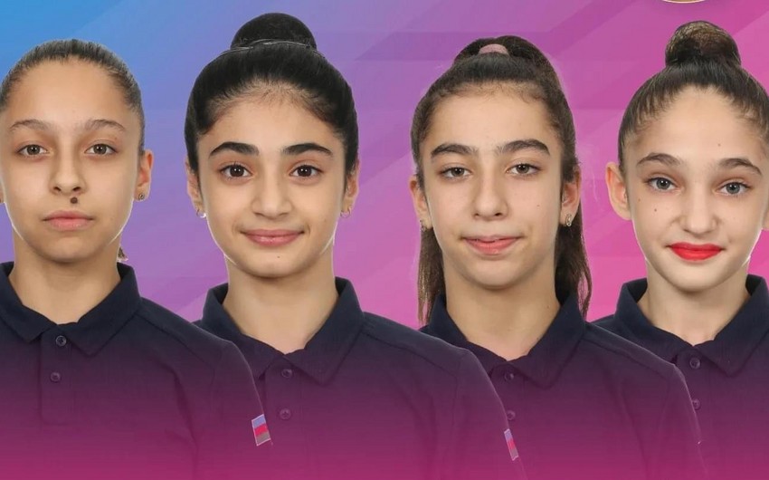 Азербайджанские гимнастки завоевали бронзовую медаль на турнире в Германии