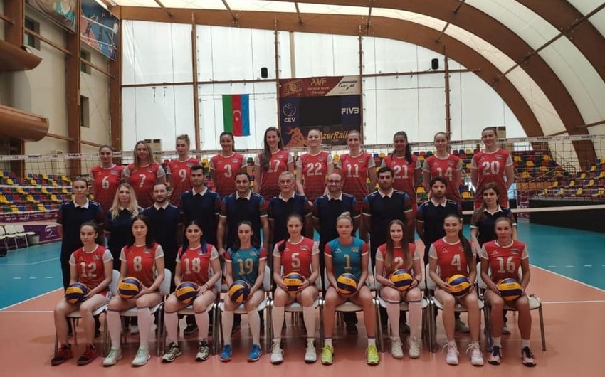 Женская сборная Азербайджана по волейболу вступает в борьбу на чемпионате Европы