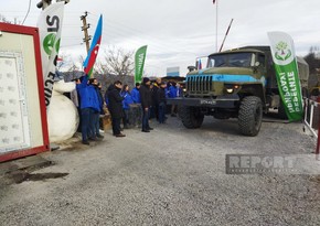 По дороге Ханкенди-Лачин за день обеспечен беспрепятственный проезд 47 автомобилей РМК