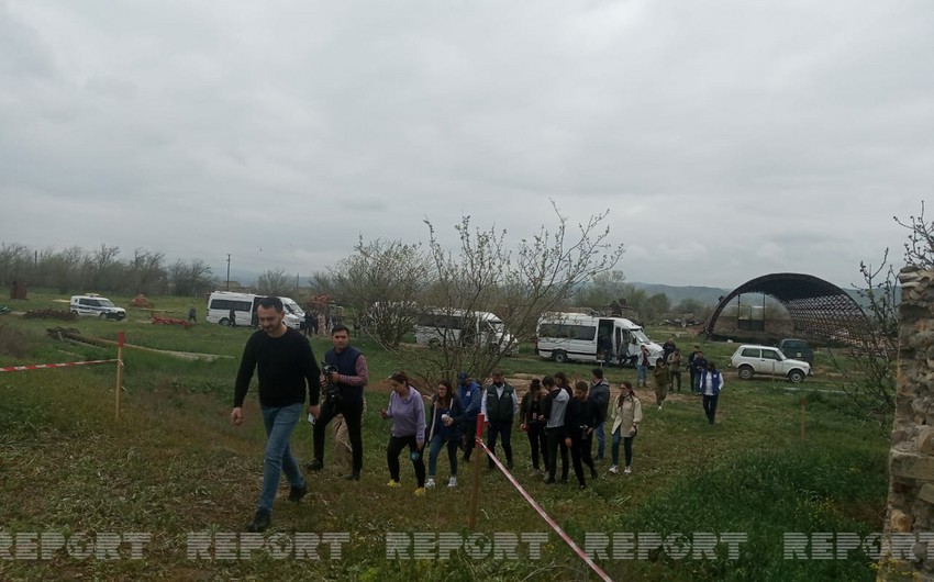 Журналисты находятся в освобожденном Джебраильском районе