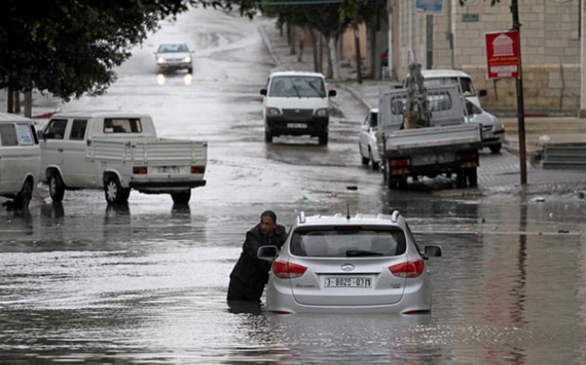 ​На Газу обрушились проливные дожди