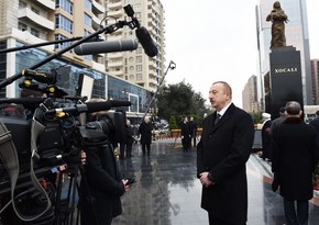 Ilham Aliyev: We must strengthen economic, military potential of our country so that people of Azerbaijan never again face a tragedy like that