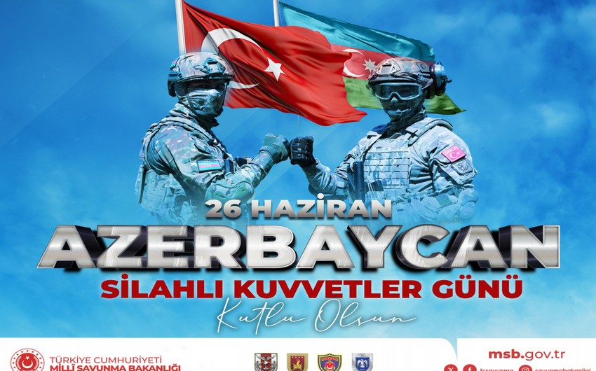 Минобороны Турции: Мы и впредь будем единым кулаком и единым сердцем с ВС Азербайджана