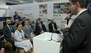 Leyla Aliyeva participates in juvenile fish release event at COP29 Green Zone 