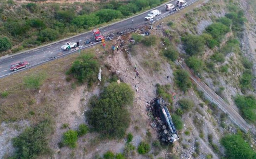 В Мексике автобус с пассажирами столкнулся с грузовиком, 11 человек погибли, 15 пострадали - ВИДЕО