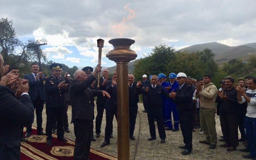 Gədəbəy rayonunun 9 yaşayış məntəqəsinə qaz verilib