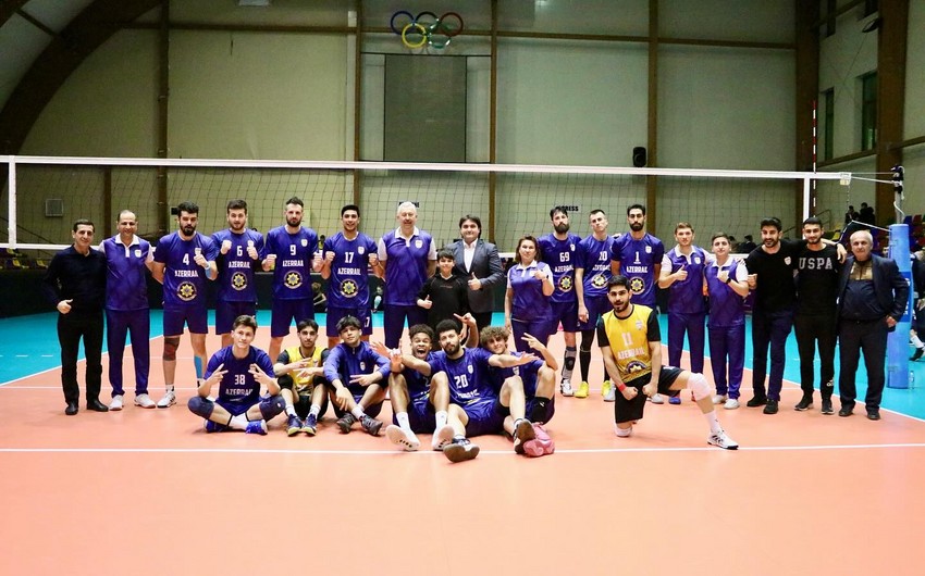 Azərbaycan voleybol çempionatı: “Azərreyl” yarımfinalın ilk oyununda qələbə qazanıb
