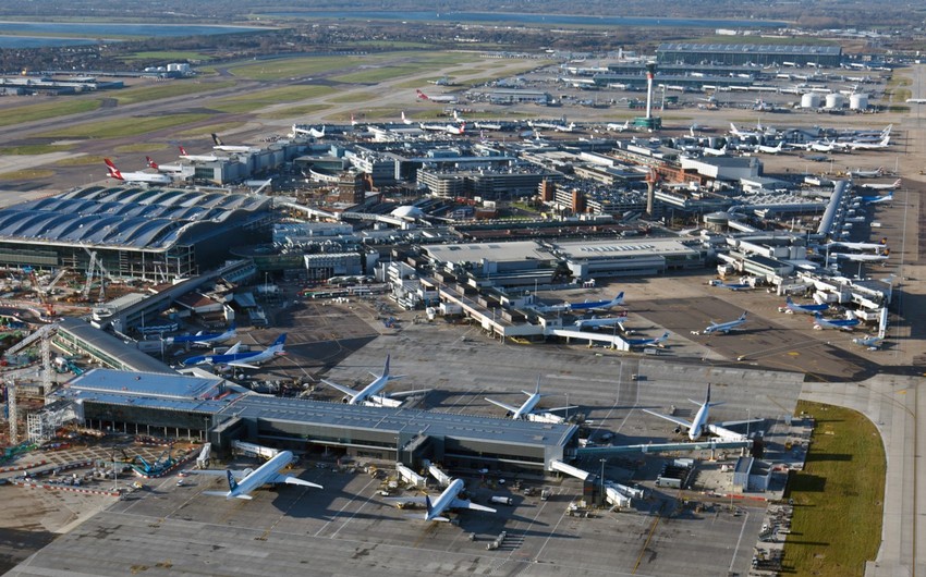 Heathrow airport suspends flights over security measures