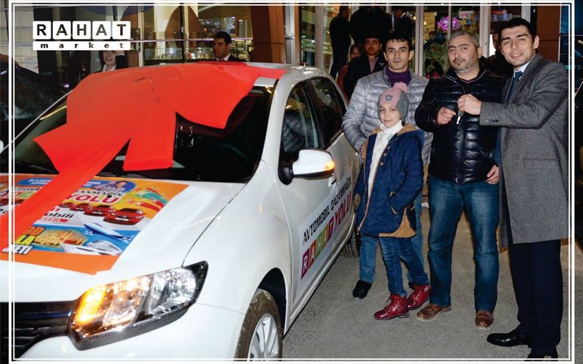 Определились первые победители лотереи сети супермакетов Rahat с выигрышем автомобиля
