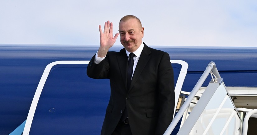 President Ilham Aliyev concludes his working visit to Germany