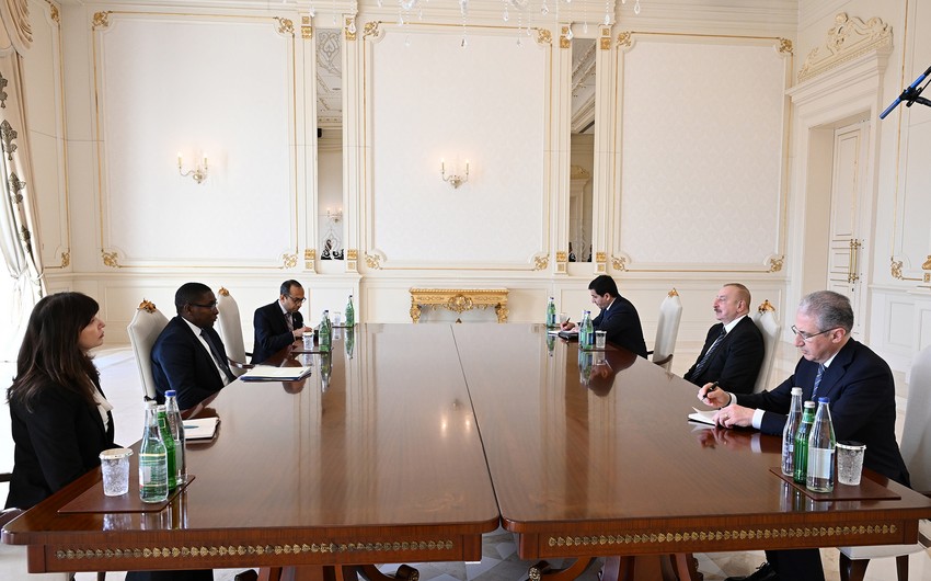 President Ilham Aliyev receives Special Adviser to UN Secretary-General