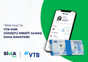 “SİMA İmza” ilə kredit alanlara “Bank VTB”dən 1 %-ə qədər endirim!