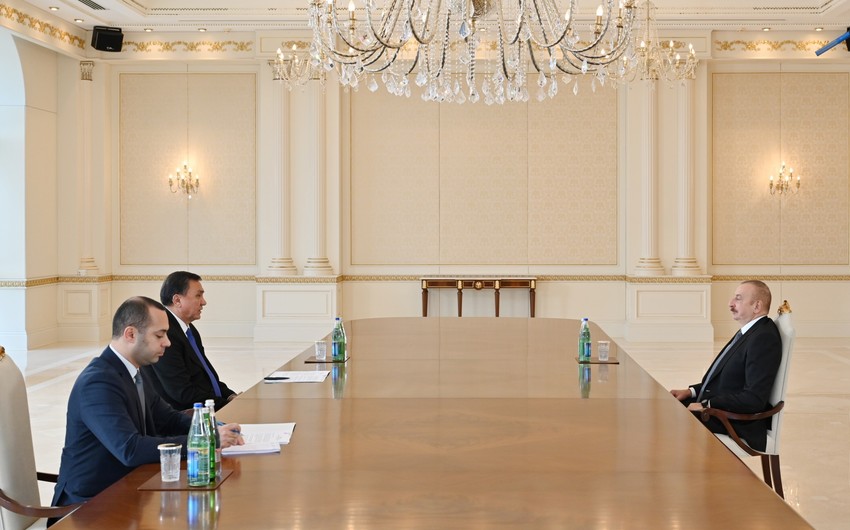 Президент Ильхам Алиев принял генсекретаря Организации тюркских государств 