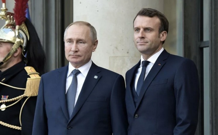 Rusiya və Fransa prezidentləri Ukrayna üzərindən qaz nəqlini müzakirə edib