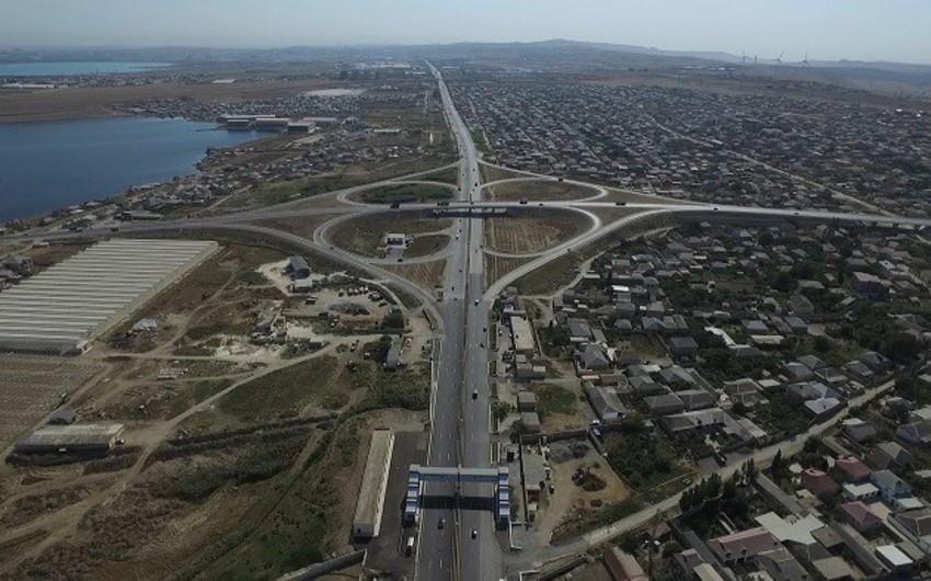 Bakı-Şamaxı-Yevlax avtomobil yolunun bir hissəsi yenidən qurulub - VİDEO