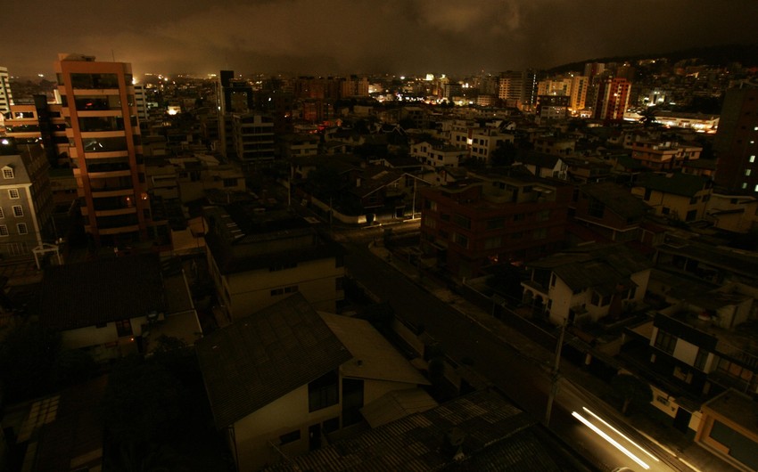 Ecuador experiences nationwide power outage