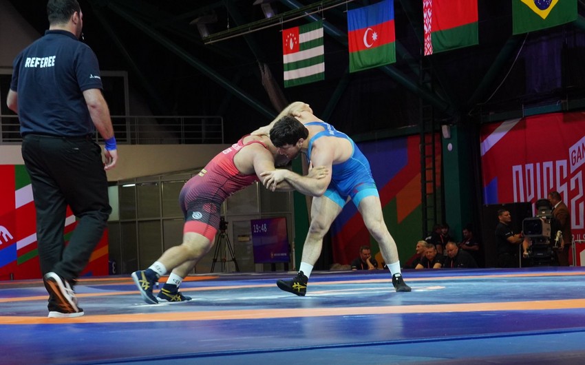 Азербайджанские борцы завоевали шесть медалей на Играх БРИКС в Татарстане 