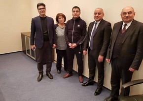 Mehman Huseynov meets with human rights activist - PHOTO