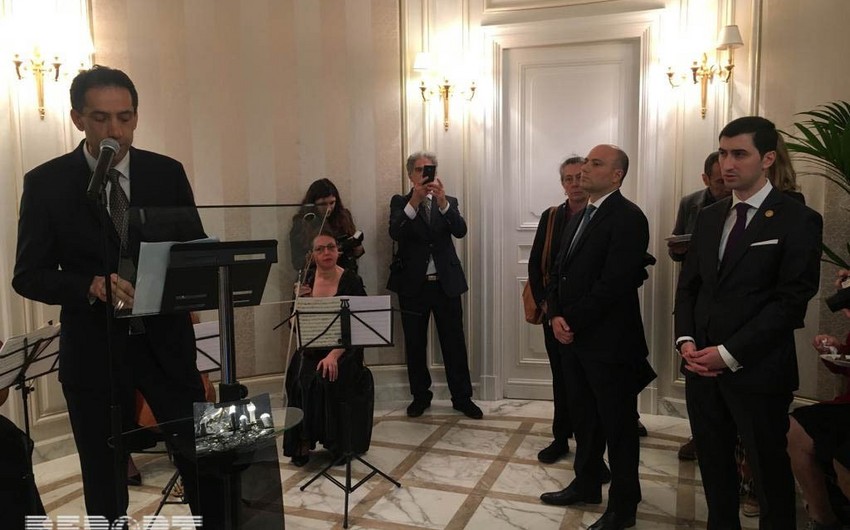 В Париже состоялся официальный приём в честь Дня Республики Азербайджана - ФОТО