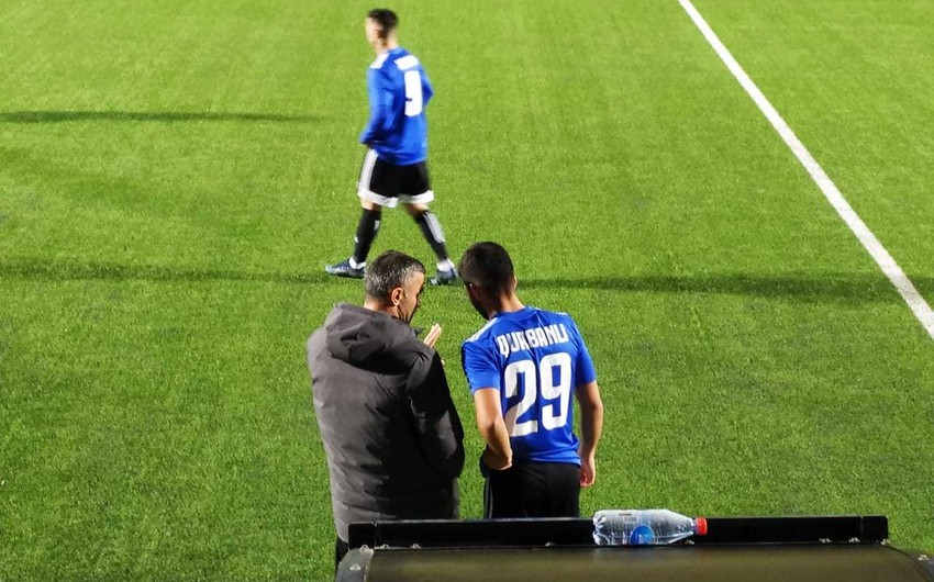 Qurban Qurbanovun oğlu Qarabağın əsas komandasında rəsmi debüt edib - FOTO