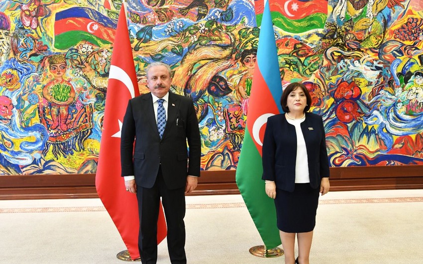 В Баку прошла встреча председателей парламентов Азербайджана и Турции