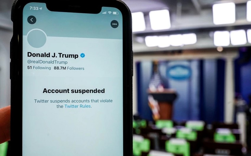 Trampın hesabını bloklayan “Twitter”in səhmləri ucuzlaşır