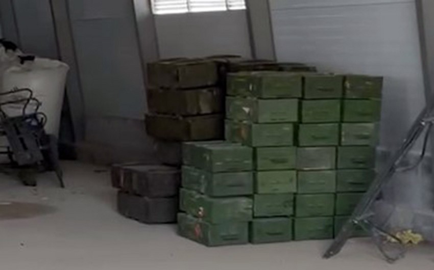 Large amount of ammunition detected at civilian facilities in Karabakh region seized