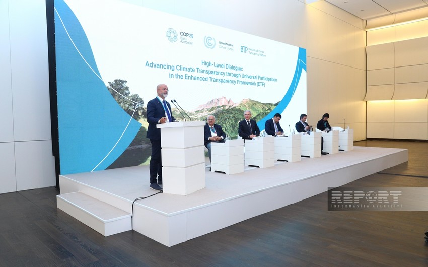 Baku hosts high-level dialogue on climate transparency at initiative of COP29 Presidency