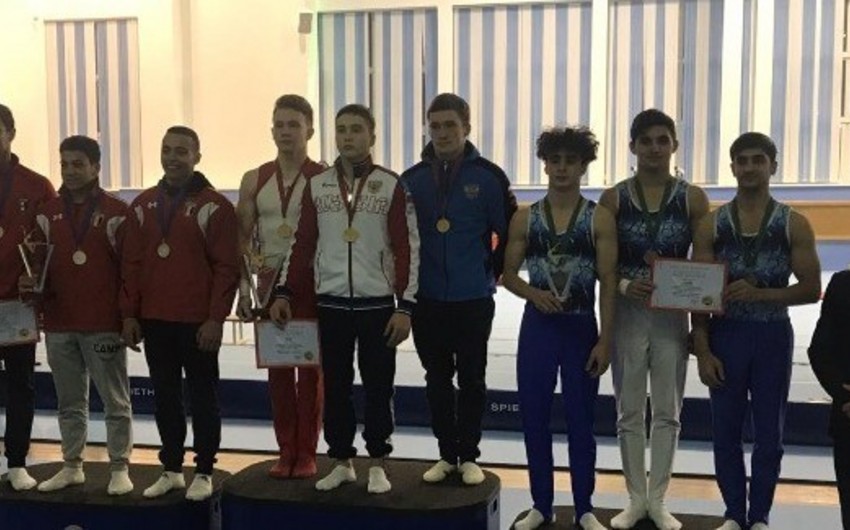 Azərbaycan gimnastları Rusiyada 7 medal qazanıblar