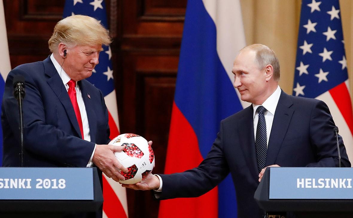 Президент США Дональд Трамп и президент РФ Владимир Путин