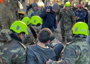 Rescuers of Azerbaijan ministry save 44 people from rubble in Turkiye