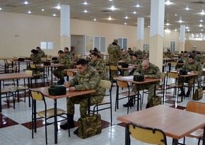 Azerbaijan conducts test exams to evaluate mastery level in army
