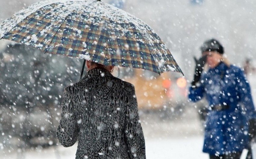 Завтра в Баку ожидается снег и метель - ПРОГНОЗ ПОГОДЫ