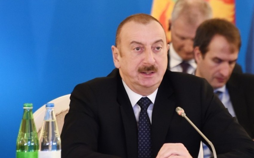 Президент Азербайджана: Мы достигли поставленной цели, которая заключалась в диверсификации транспортировки энергетических ресурсов